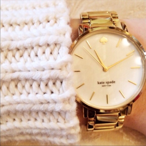 kate spade Accessories - Kate Spade Gramercy Gold Watch